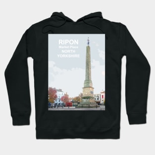 Ripon, North Yorkshire. Travel poster Hoodie